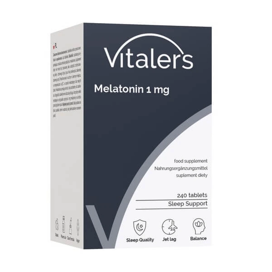 Vitaler's Melatonine 1 mg, tabletten, 240 st.
