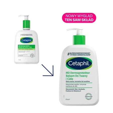 Cetaphil MD Dermoprotector, feuchtigkeitsspendende Lotion für Gesicht und Körper, 473 ml