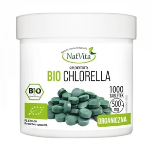NatVita Bio Chlorella, Tabletten, 1000 Stück.