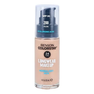 Revlon Colorstay Longwear Makeup SPF 20, fond de teint en pompe pour les peaux normales à sèches, 200 Nude, 30 ml.
