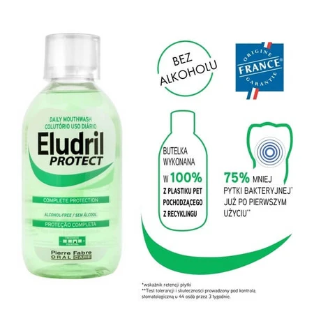 Eludril Protect, Mundspülung, 500 ml
