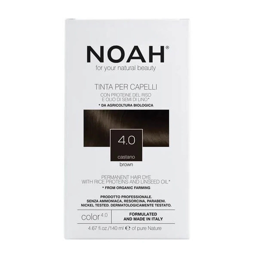 NOAH, hair dye, 4.0 Brown, 140 ml