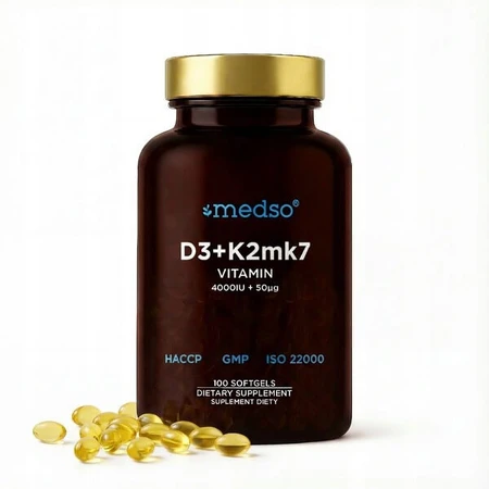 Medso D3 + K2 MK7, zachte capsules, 100 st.