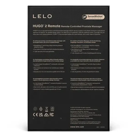 Lelo Hugo 2 Remote Green, prostate massager with remote control, 1 pc.