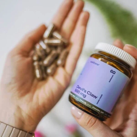 Wellbear Teufelskralle 500 mg, Kapseln, 60 Stück.