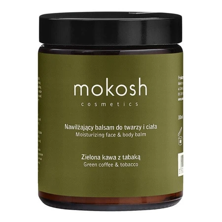 Mokosh, moisturizing face and body lotion, Green coffee with snuff, 180 ml