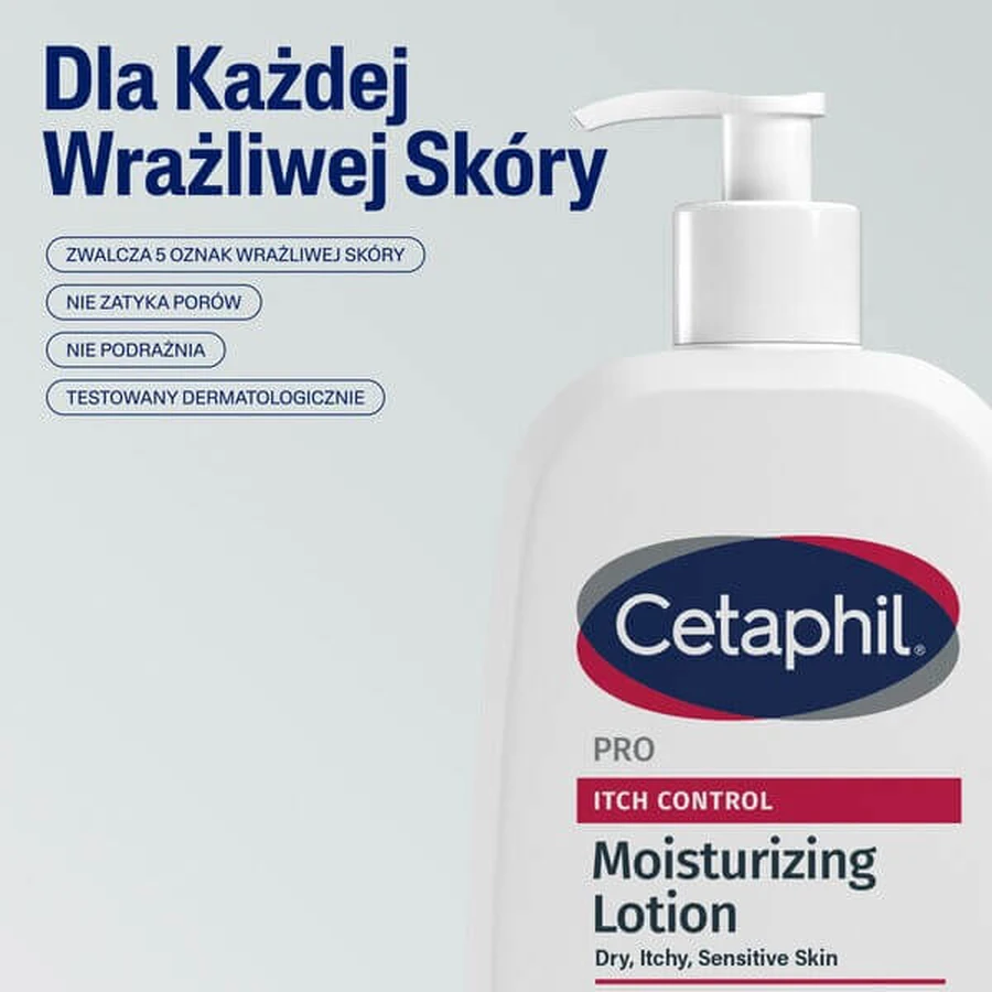 Cetaphil PRO Itch Control, loțiune hidratantă pentru față și corp, 236 ml