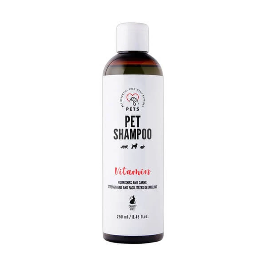 PETS Pet Shampoo Vitamin - Shampoo vitaminico, 250 ml.