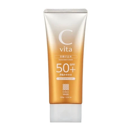 Meishoku C Vita Sunscreen Cream SPF50+, crema solare dalla texture vellutata e leggera, 50 g