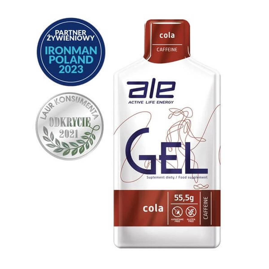 ALE Gel Cola, gel cu aromă de cola, 55,5 g, 1 buc.