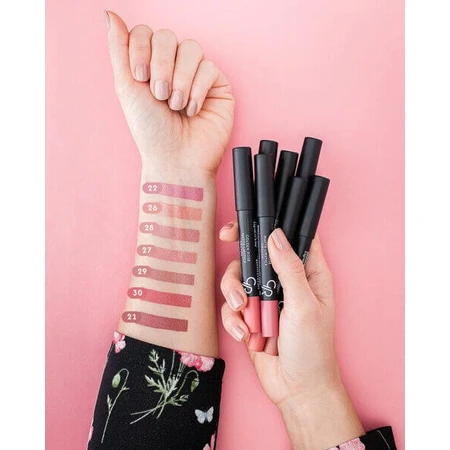 Golden Rose Matte Crayon Lipstick, matte lipstick in crayon, 20, 3.5 g