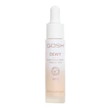 Gosh Dewy Foundation Drops, gotas de maquillaje iluminadoras FPS 15, 002 Porcelana, 12 ml.