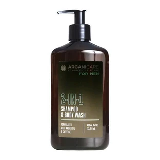 Arganicare For Men 2-in-1, shampoo en bodywash gel, 400 ml