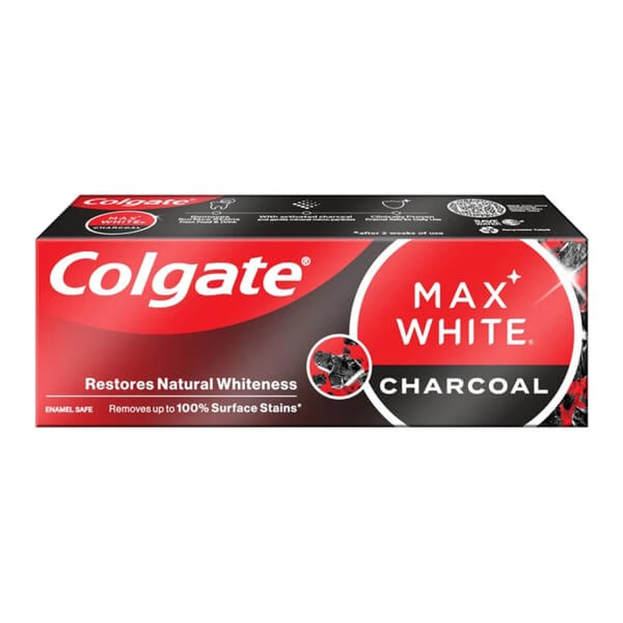 Pastă de dinți Colgate Max White cu cărbune activat, 20 ml