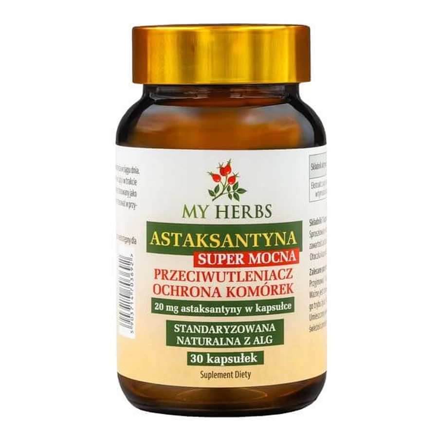 My Herbs Astaxanthin Super Strong, capsules, 30 pcs.
