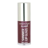 Golden Rose, Mood Shimmer Lip Glaze, Brillo de labios con brillos, nº 254, 6 ml