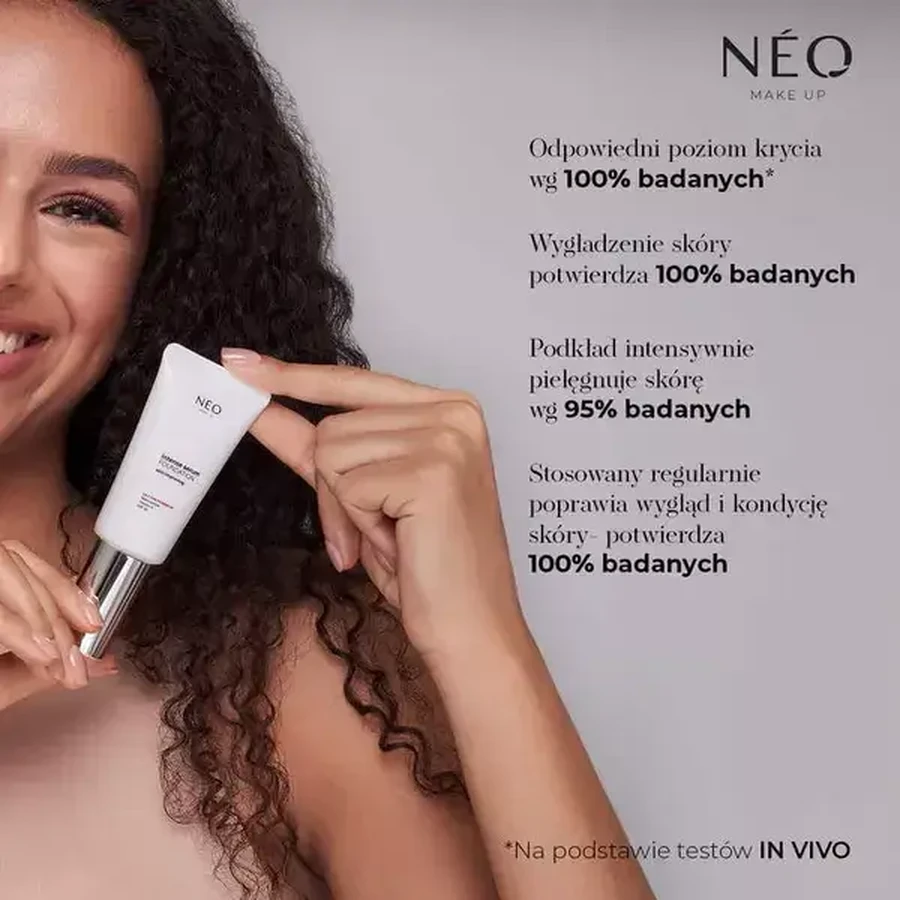 Neo Make Up Intense Serum, satinierte Grundierung, 05 GOLD, 30 ml.