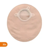 Natura+, closed stoma pouch with filter, 57 mm, beige with window, small, 30 pcs.