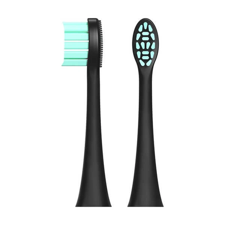 Feelo Pro Soft Black, sonische tandenborstel tips, 2 stuks.