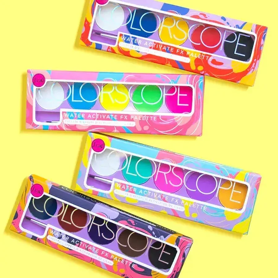 J.Cat Beauty ColorScope Water Activate FX Palette 102, paletă de eyeliner activată cu apă, 5 g