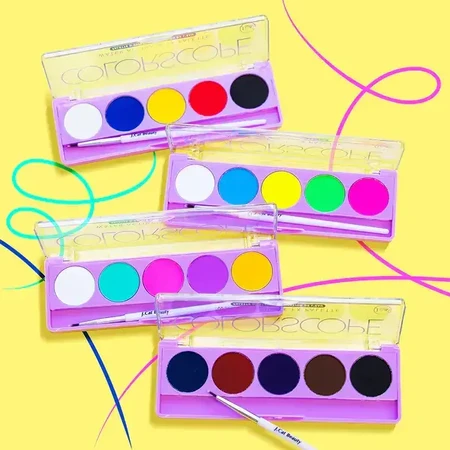 J.Cat Beauty ColorScope Water Activate FX Palette 102, paletă de eyeliner activată cu apă, 5 g