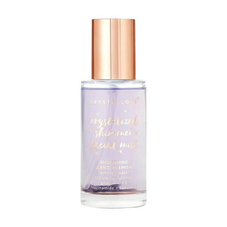 Crystallove, nebbia per il viso all'ametista e alla lavanda, 100 ml