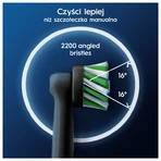 Oral-B, Cross Action, zwart, vervangende opzetstukjes, 4 stuks.