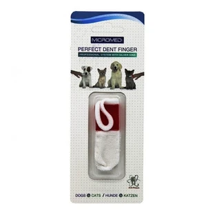 Micromed Perfect Dent Finger, pulitore per denti di gatto, blister, 1 pz.