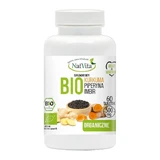 NatVita Bio Kurkuma + Piperin + Ingwer, Tabletten, 60 Stück.
