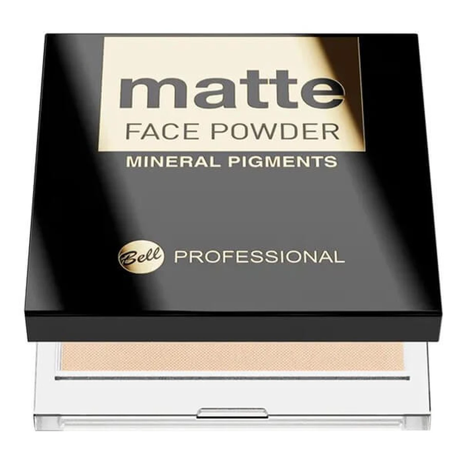 Bell Professional Matte Face Powder, mattierender Kompaktpuder, 02, 10 g