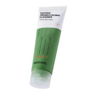 Mediheal Teatree Trouble Calming Cleanser, gel spumant hidratant și calmant pentru spălarea feței cu ulei de arbore de ceai, 120 ml