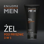 Enilome Men, żel pod prysznic 3w1, 200 ml: ceny i cechy
