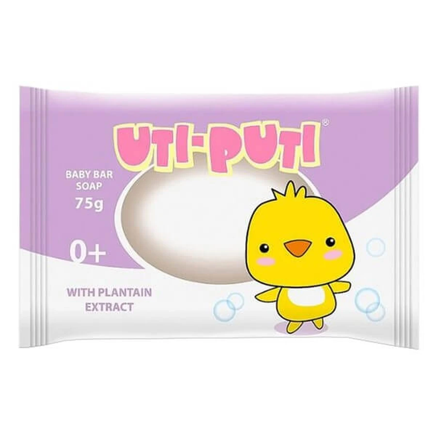 Uti-Puti, savon à l'extrait de plantain pour enfants, 75 g