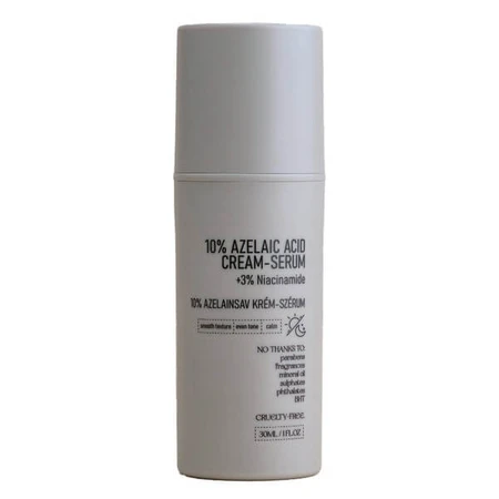 Nerds. 10% Azelainsäure, Serum-Creme mit Azelainsäure, 30 ml.