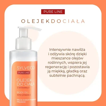 Sylveco Pure Line, olio per il corpo, 200 ml