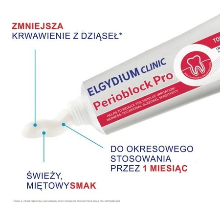 Set Eludril Classic, mondwater, 500 ml + Elgydium Clinic Perioblock Pro, tandpasta, 50 ml