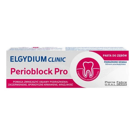 Set Eludril Classic, mondwater, 500 ml + Elgydium Clinic Perioblock Pro, tandpasta, 50 ml