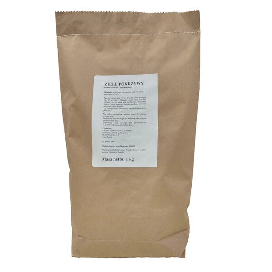 Flos Pokrzywa Ziele, herbatka ziołowa, 1 kg: ceny i cechy