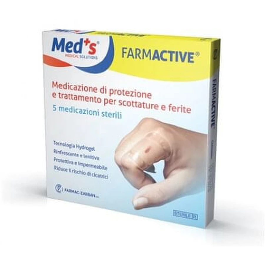 Farmactive Burn Plaster 4.5x7.4 cm 6 pièces