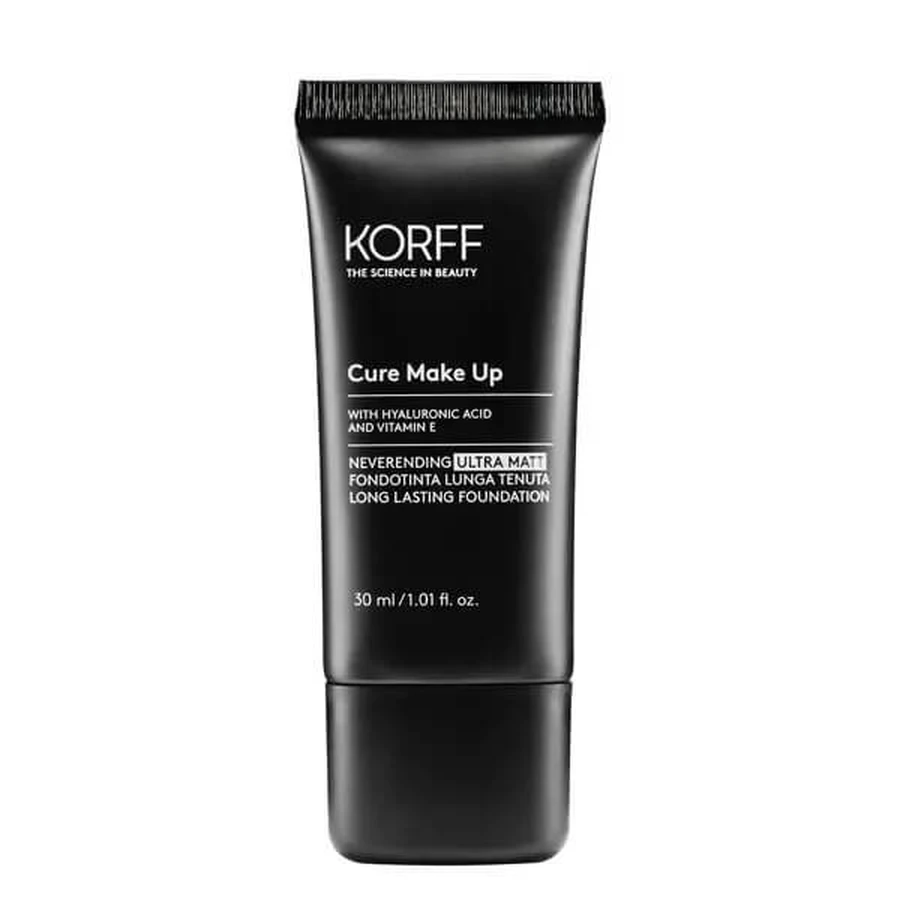 Fond de ten Korff Neverending Ultra Matt SPF30 cu rezistență îndelungată 06 30ml