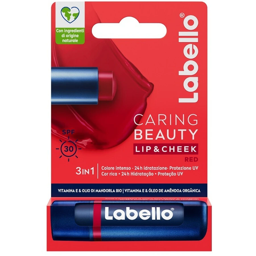 LABELLO VERZORGENDE SCHOONHEID ROOD 4.8G