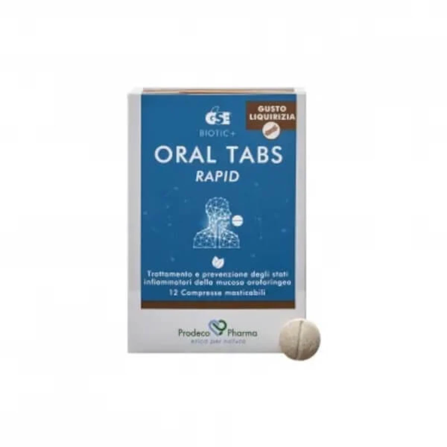 Gse Oral Tabs Rapid Lakritz-Geschmack 12 Tabs