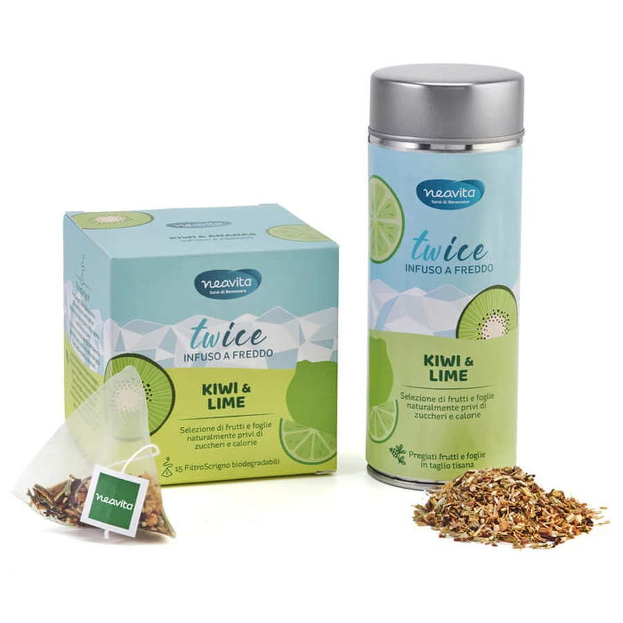 Zweimal Kiwi-Limetten-Tee 90g