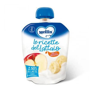 Mellin Pouch Milch Apfel Banane 85g