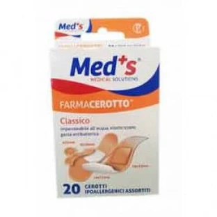 Meds Strips Polyurethan Pflaster Hypoallergen Classic Assorted 20 Stück