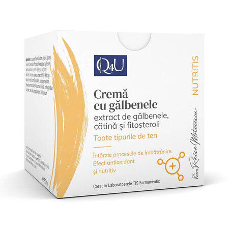 Nutritis Q4U Ringelblumencreme für empfindliche Haut, 50 ml, Tis Farmaceutic