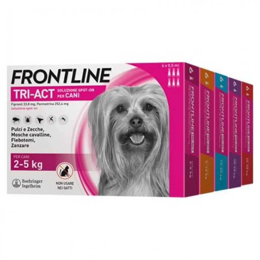 Frontline Tri-Act spot-on solution for dogs 20-40 kg
