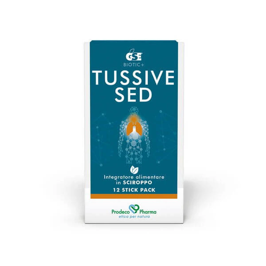 Gse Tussive Sed Syrup 12 Stick Packs