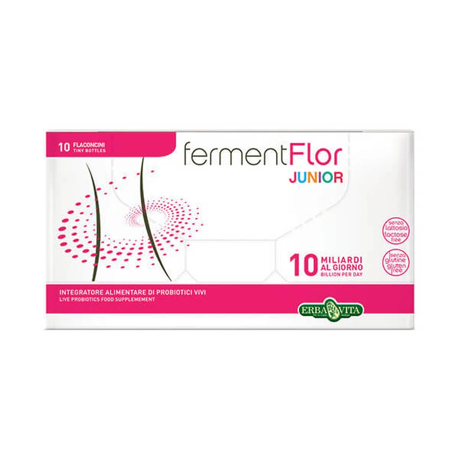 Fermentflor Junior 10 flacoane 8ml Erbavita