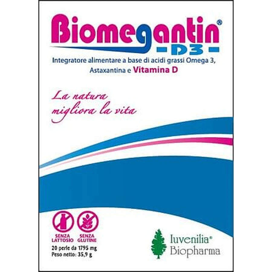 Biomegantin D3 20 Perlas